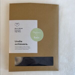 knix Micro Modal Essential High Rise - Black